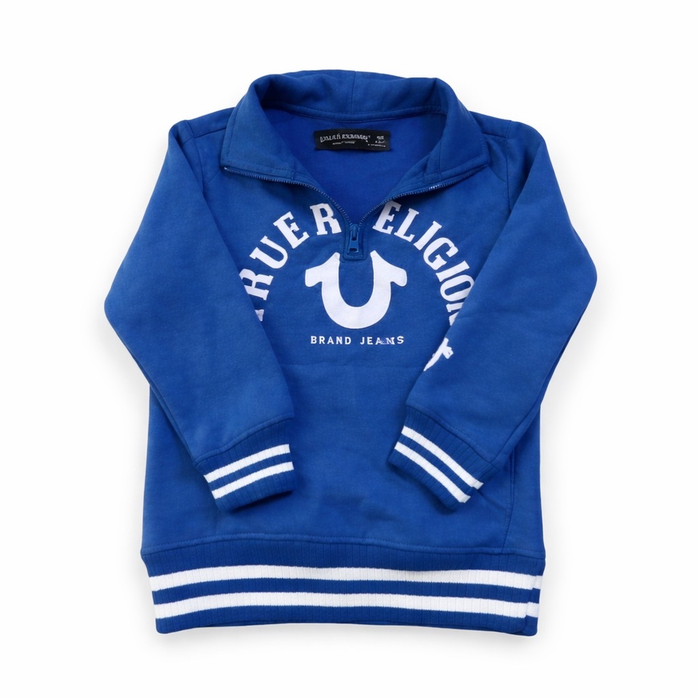 True Religion Toddler Blue Pullover Sweatshirt